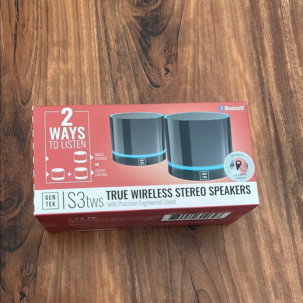 Gen Tek True Wireless Stereo Speakers